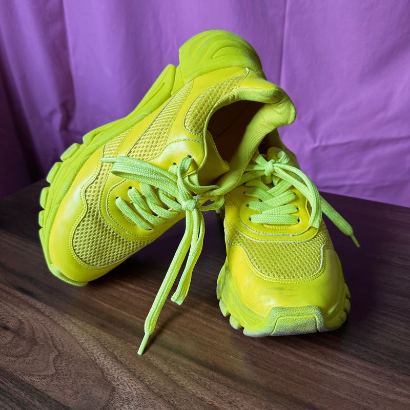 Tênis Amarelo Neon Feminino 35 23 Cm Zatz Usado 106905659 enjoei