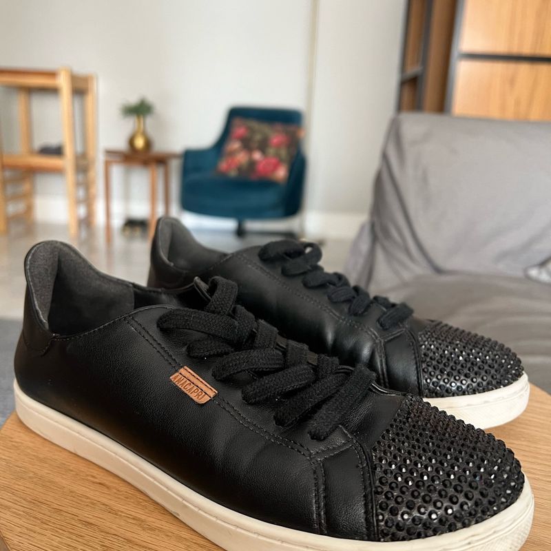 Tênis Ana Capri Preto Anacapri Usado 107971101 enjoei