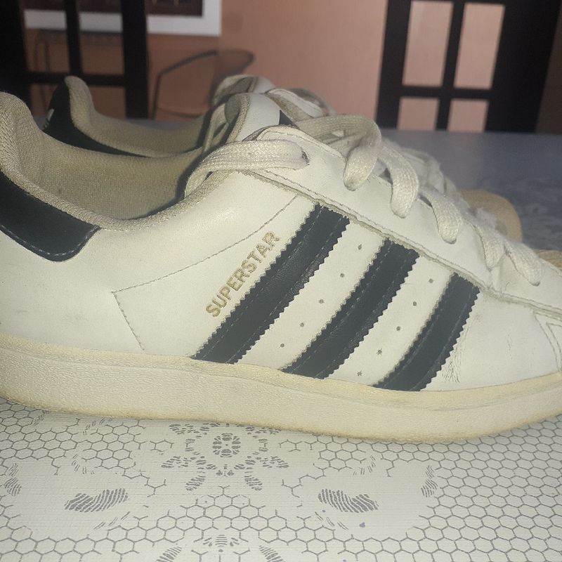 T nis Antigo da Adidas Superstar Original Produto Vintage e Retro Adidas Usado 94793652 enjoei