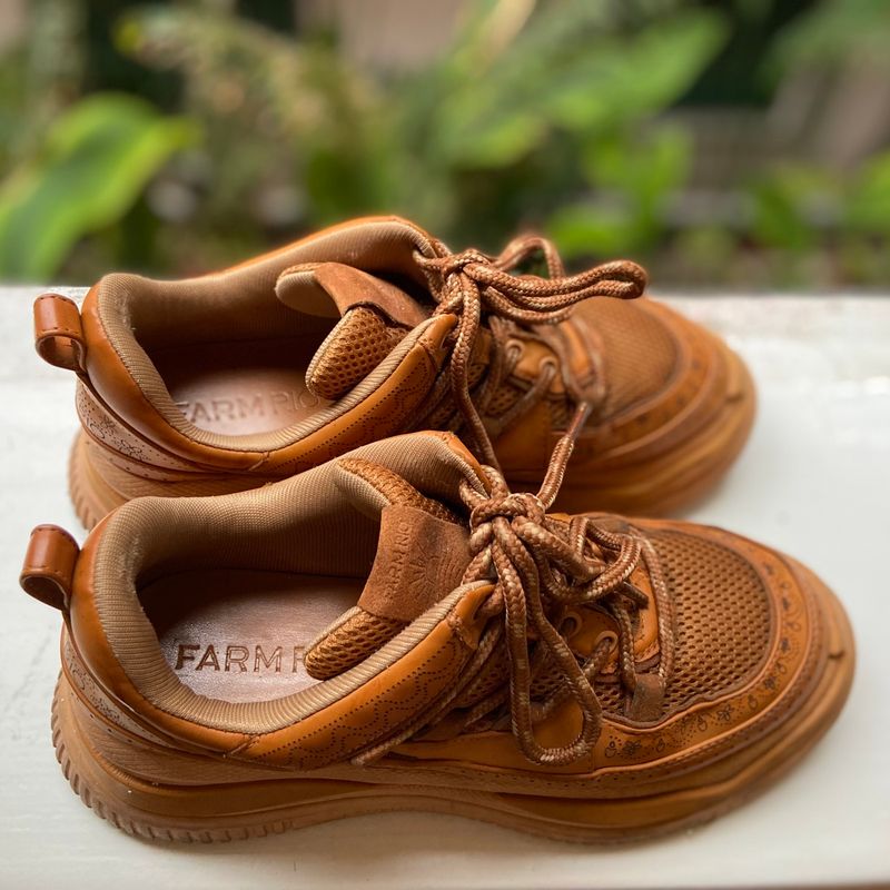 Tenis Apolo Farm Caramelo Farm Usado 108340948 enjoei