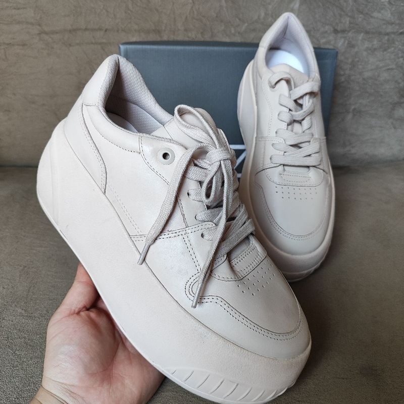 Tênis Plataforma Tenis Branco Arezzo Tênis Arezzo Couro Bico