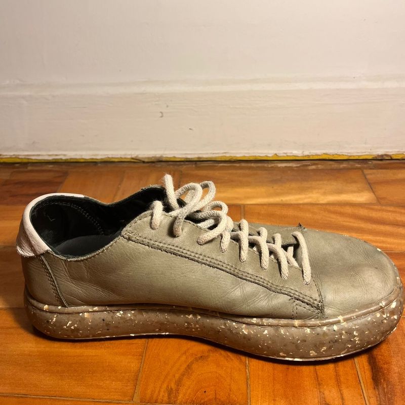 Tênis Arizona Menta em Couro Outer Tênis Feminino Outer Shoes Usado  98518764 enjoei