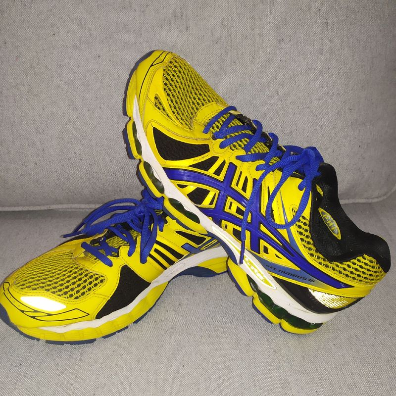 Gel Nimbus Tenis Asics Amarelo Masculino Sapatilhas De Running De