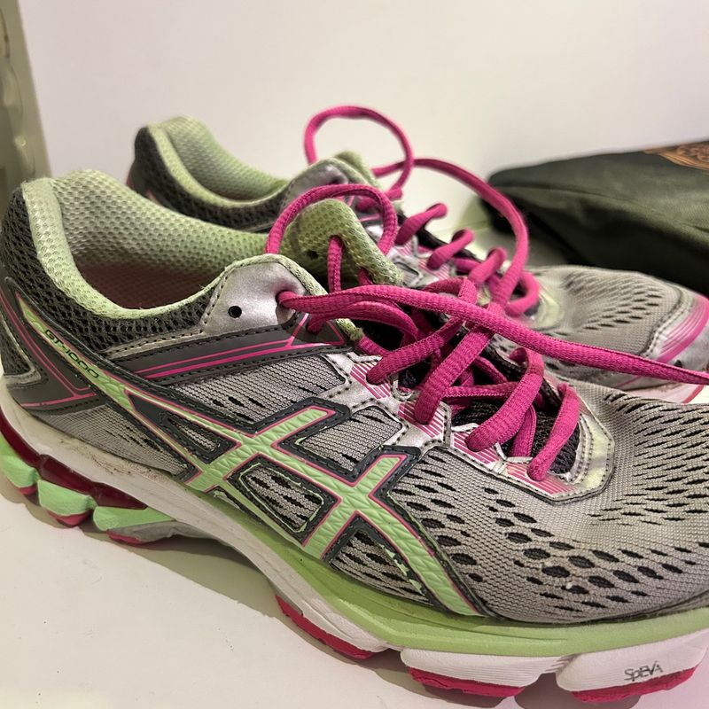 Tenis asics hot sale verde