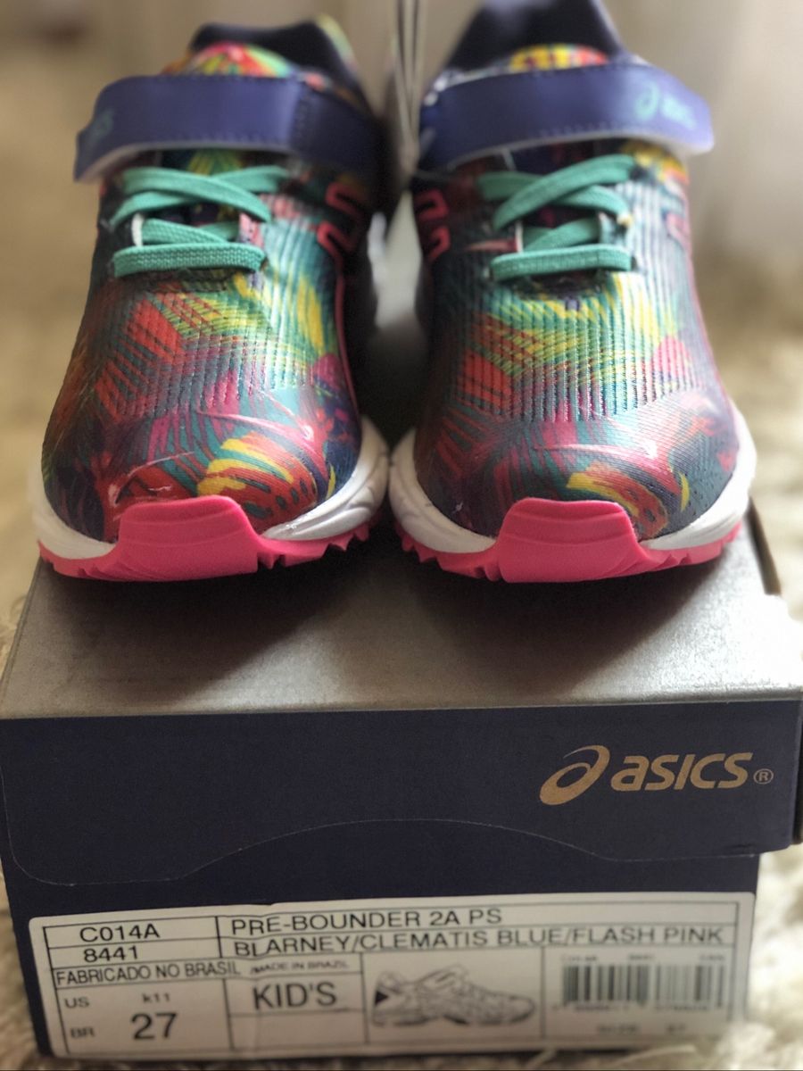 asics infantil colorido