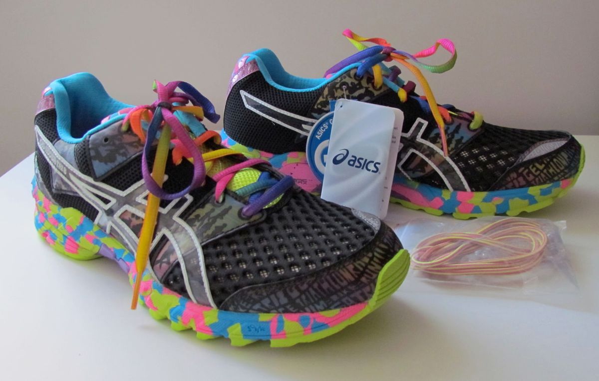 tenis asics colorido feminino original