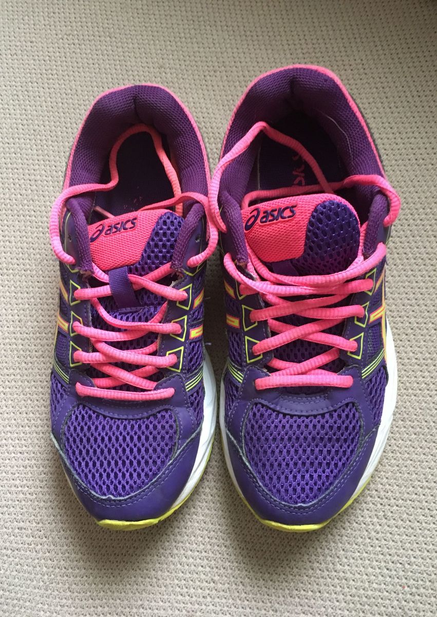 asics gel colorido feminino