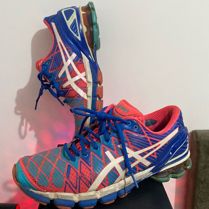 Asics kinsei 5 shop azul e rosa