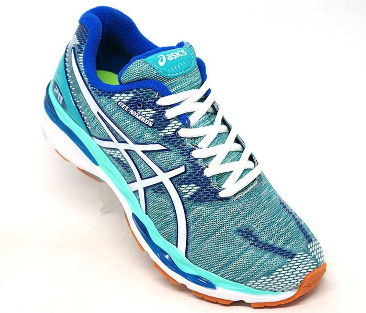 tenis asics feminino verde agua