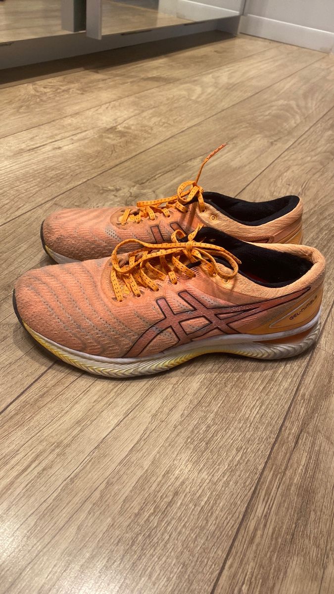 Asics nimbus cheap laranja