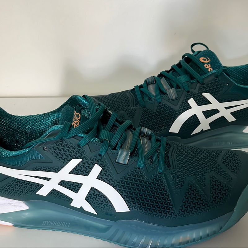 T nis Asics Gel Resolution 8 Clay para Tenistas N mero 41 Usado Duas Vezes para Andar T nis Masculino Asics Usado 88173149 enjoei