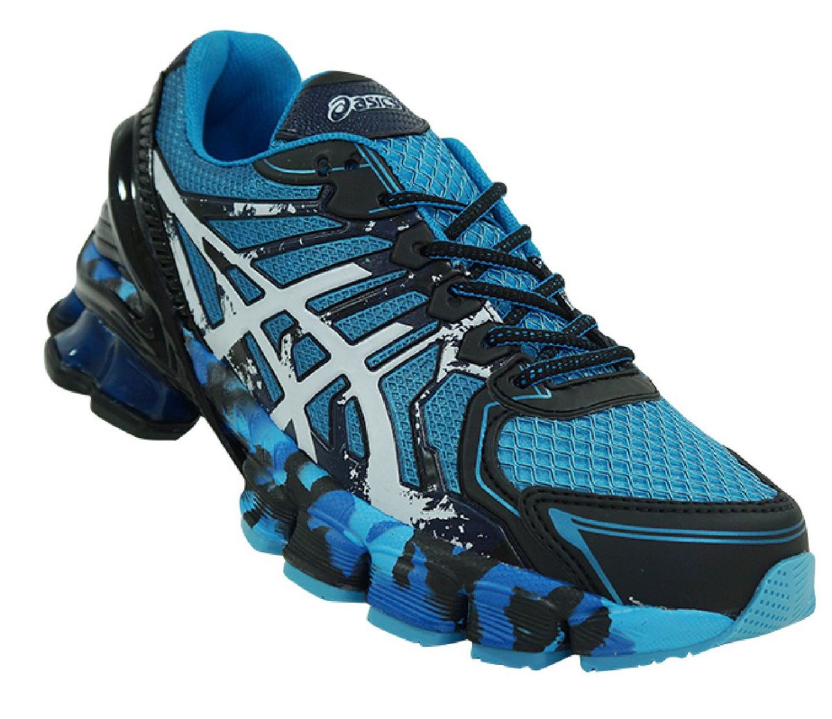 tenis asics sendai 2 masculino azul