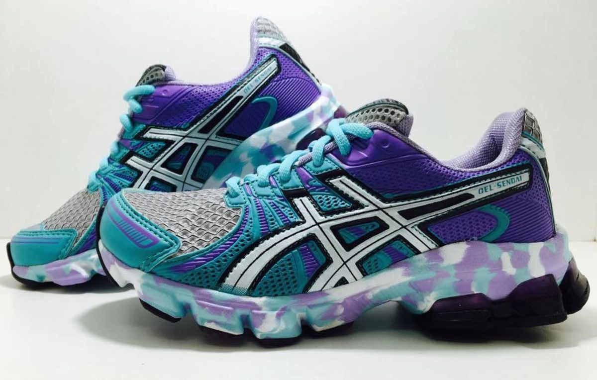 Asics gel best sale sendai feminino verde