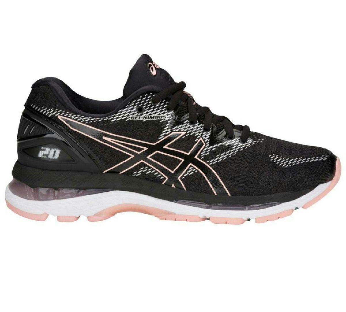 tenis asics feminino rosa e preto