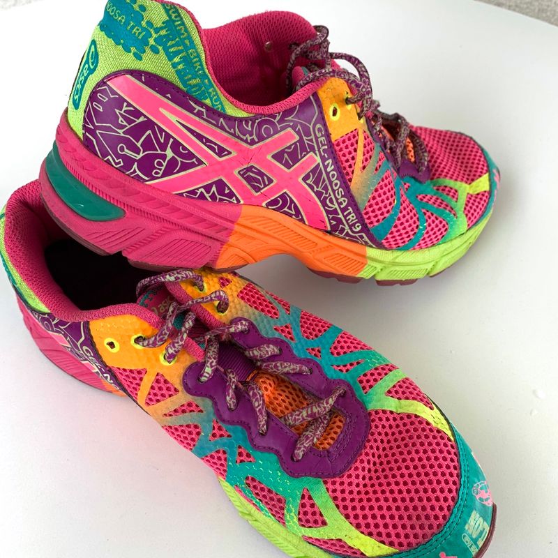 Tenis Asics Noosa Tri 9 Colorido Tenis Feminino Asics Usado 95526163 enjoei