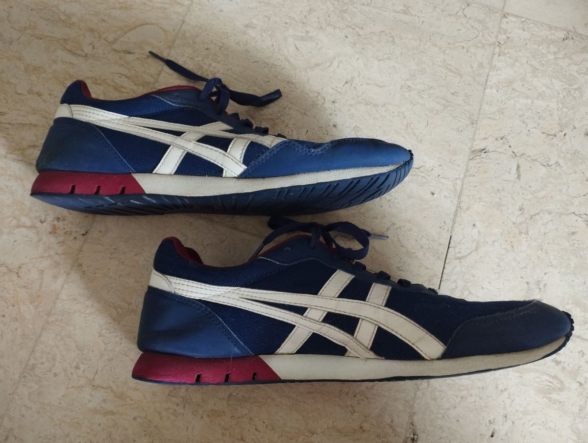 Tênis asics store tiger curreo azul