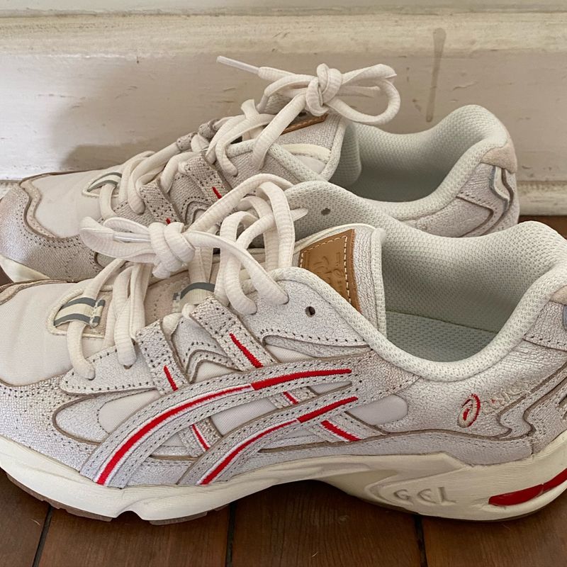 Asics gel kayano 5 og best sale white white