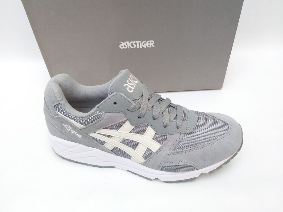 asics tiger cinza