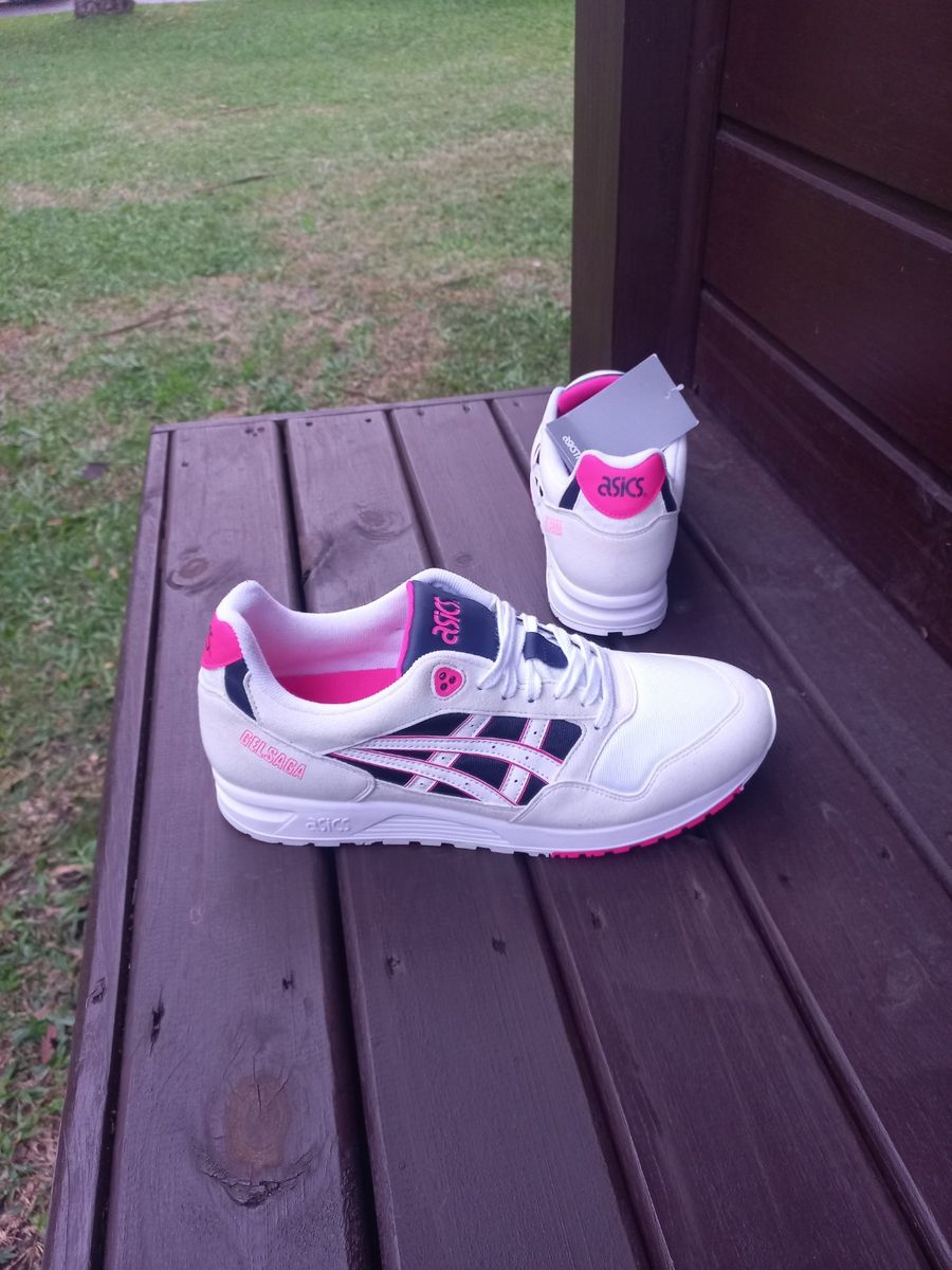 Asics gel saga on sale white pink glow