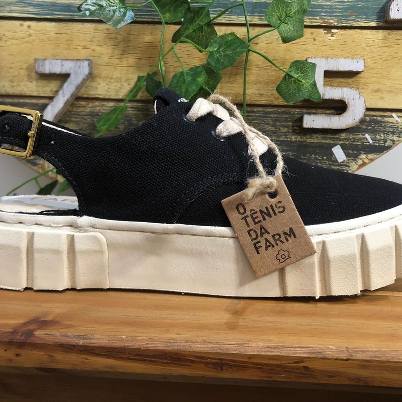 Tenis Avenida Mule Preto Farm Farm Nunca Usado 85906328 enjoei