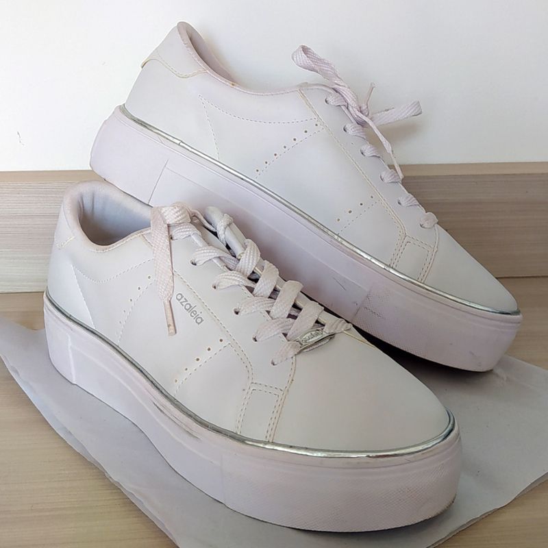 Casual Azaleia Feminino TÃªnis Azaleia Branco Tênis Azaleia