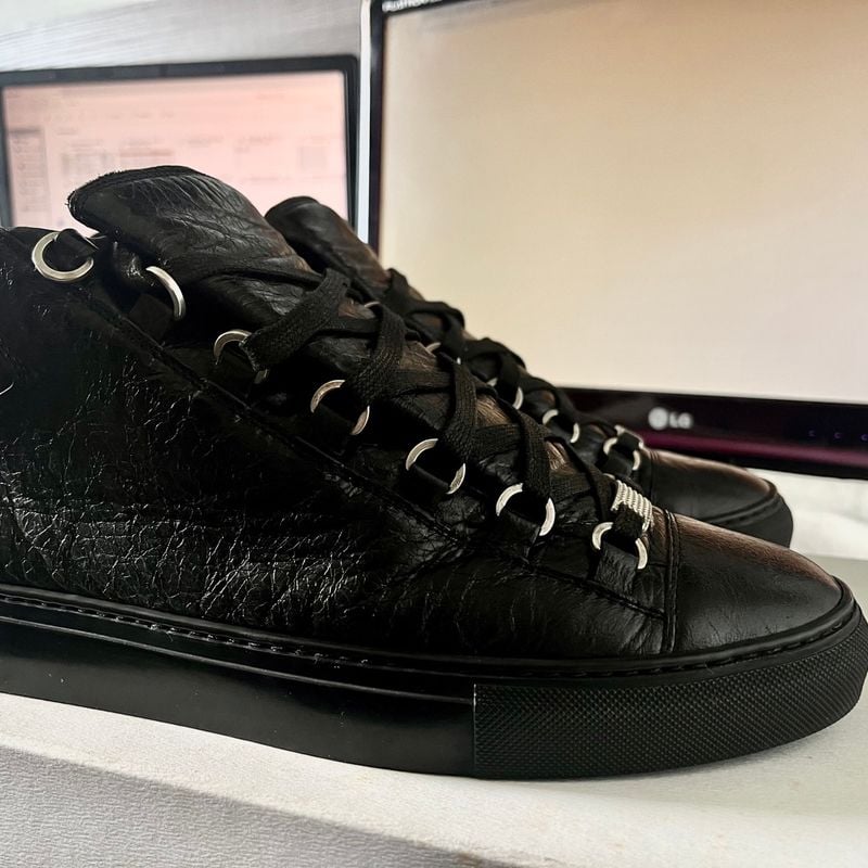 Tênis Balenciaga Arena High Black | Balenciaga Usado 95356403 | enjoei