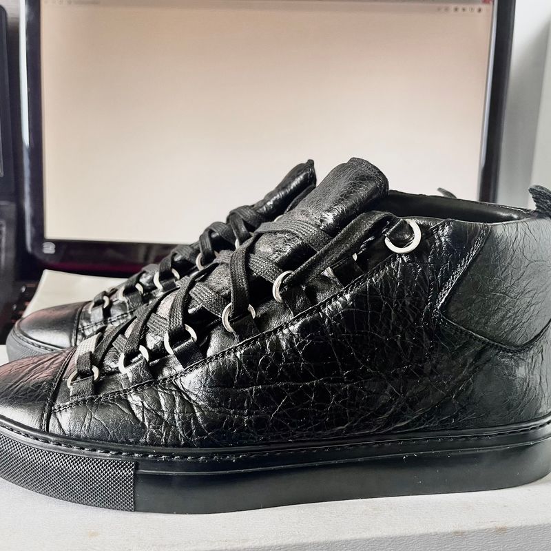 Tênis Balenciaga Arena High Black | Balenciaga Usado 95356403 | enjoei