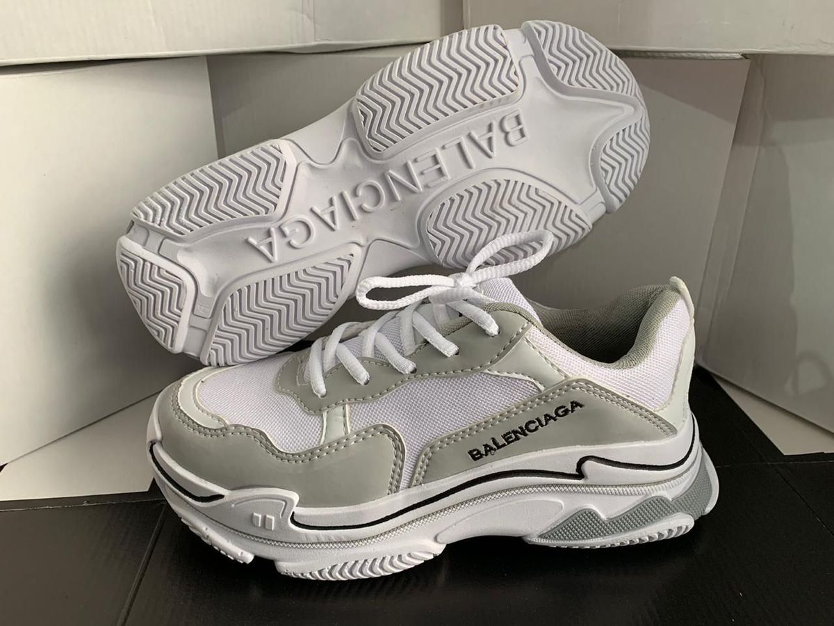 tenis balenciaga cinza