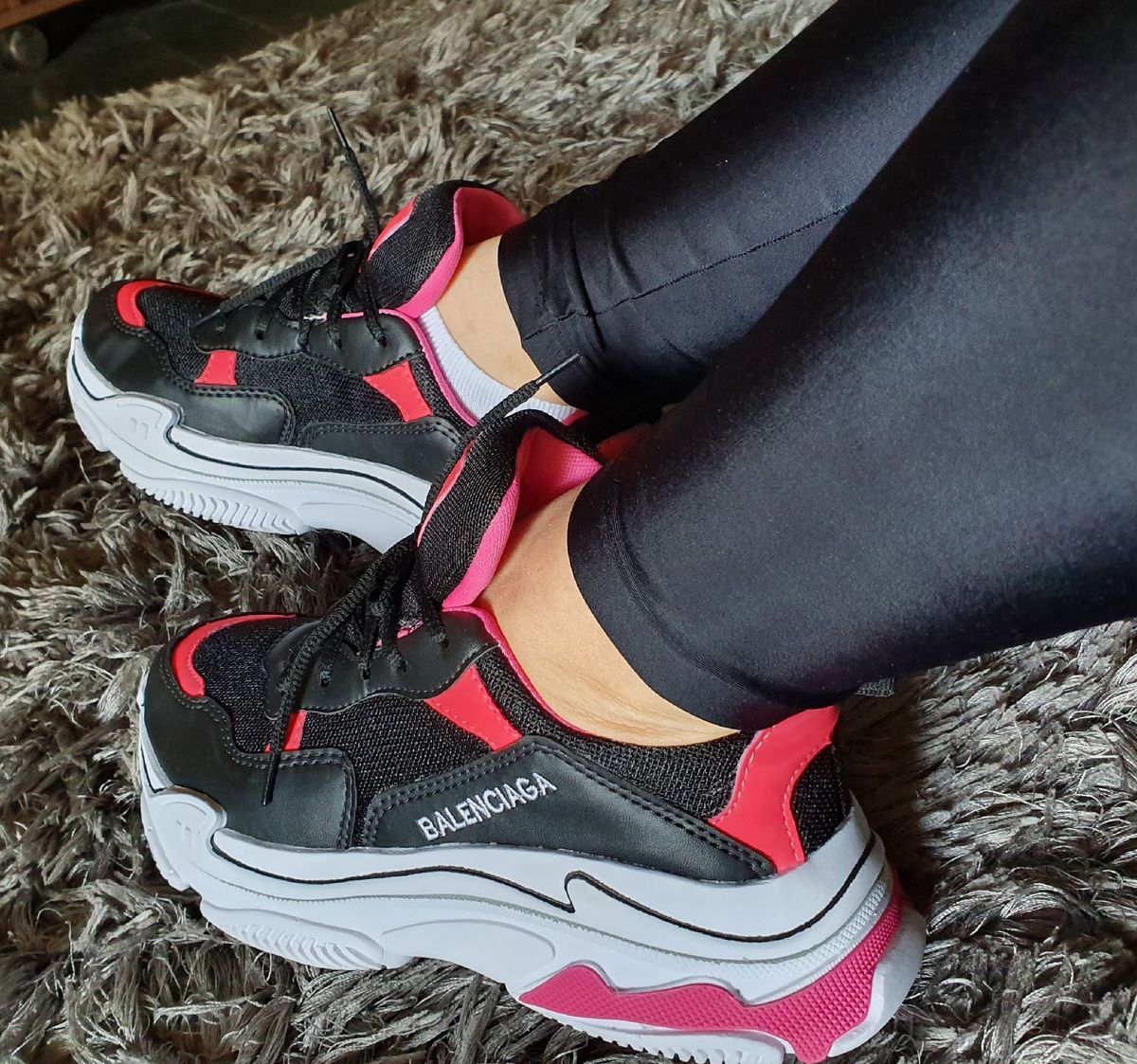 tenis balenciaga rosa