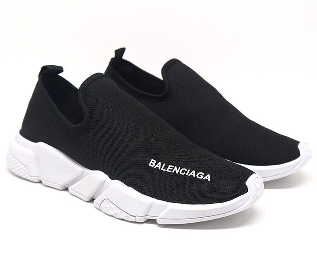 tenis balenciaga preto e branco