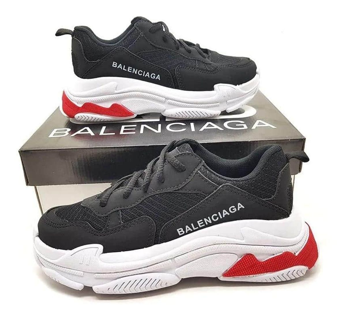 tenis balenciaga vermelho
