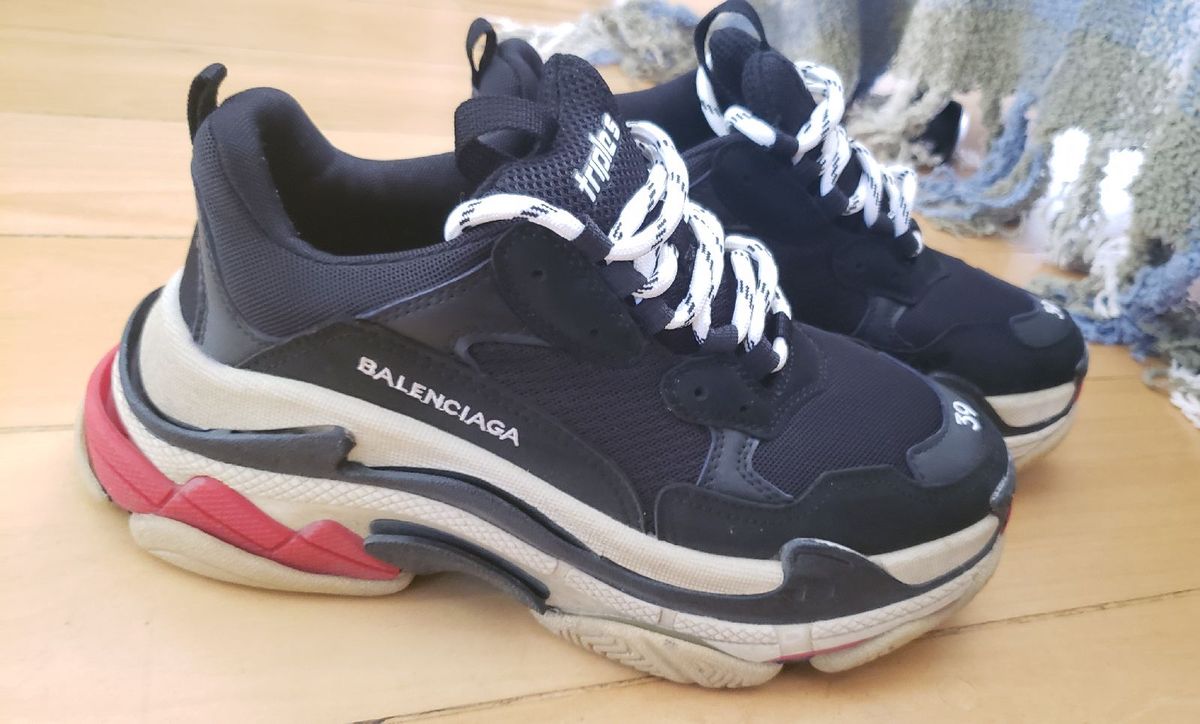 tenis balenciaga preto masculino