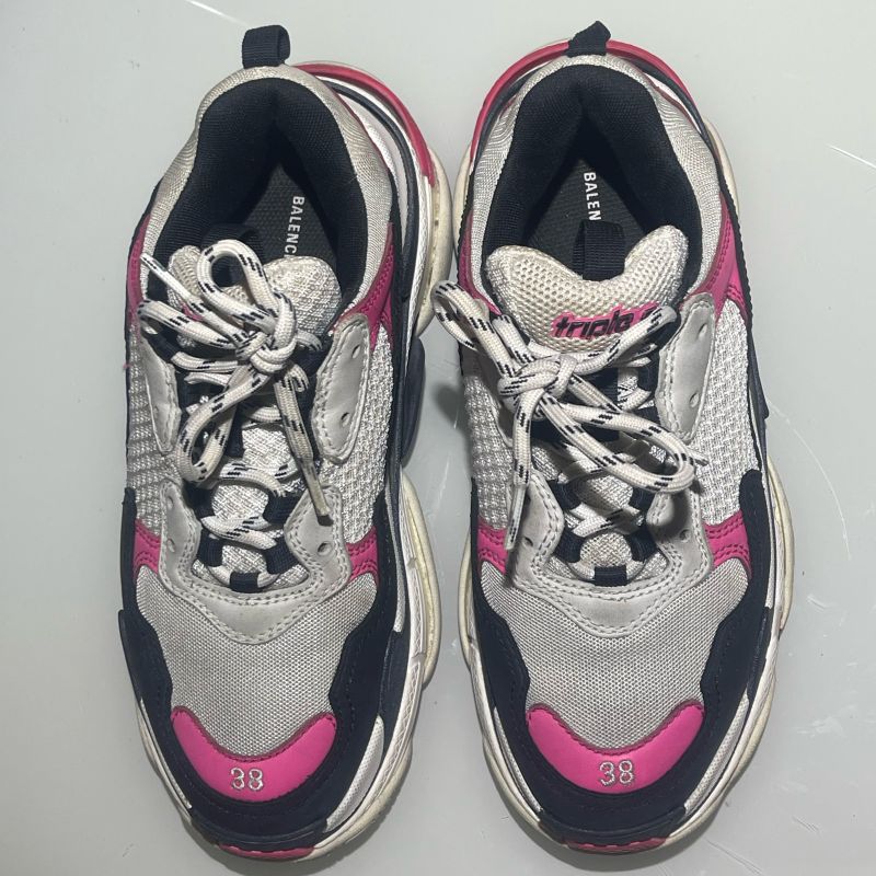 Tenis Balenciaga Triple S Rosa Balenciaga Usado 103060274 enjoei