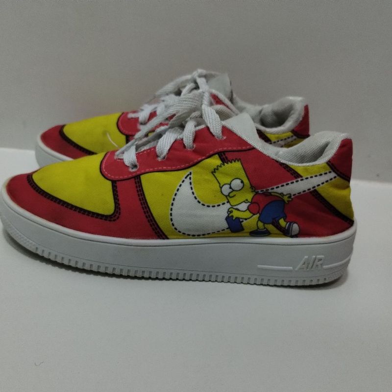 T nis Bart Simpson Cal ado Infantil para Meninos Nike Usado 81491708 enjoei