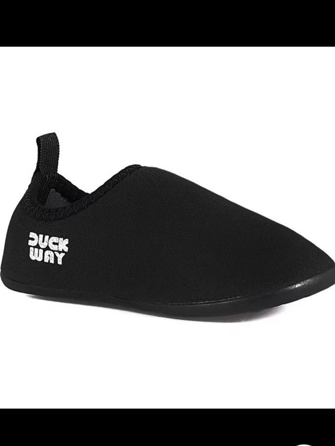 Tênis Bebê Duck Way Preto Calce Fácil | Calçado Infantil para Bebê Duck ...