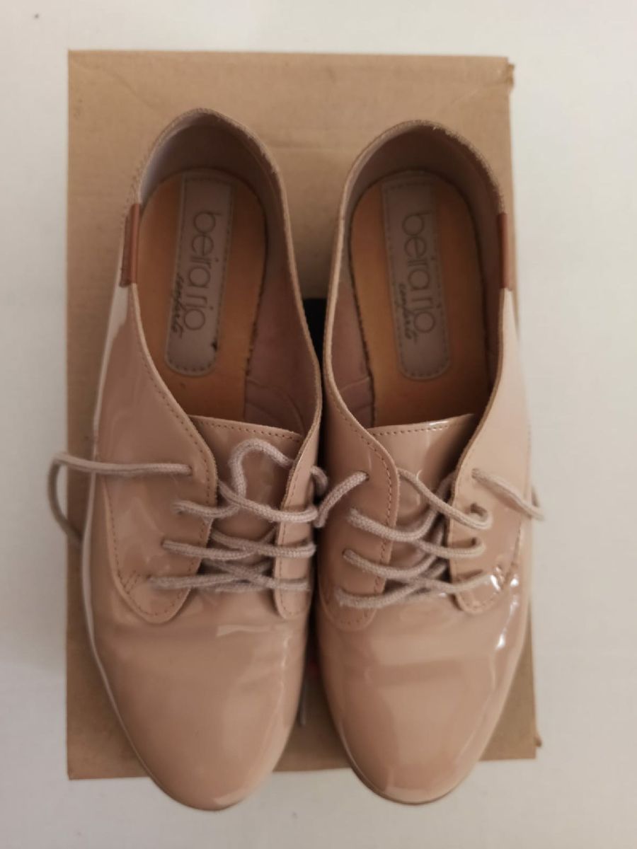 tenis beira rio envernizado