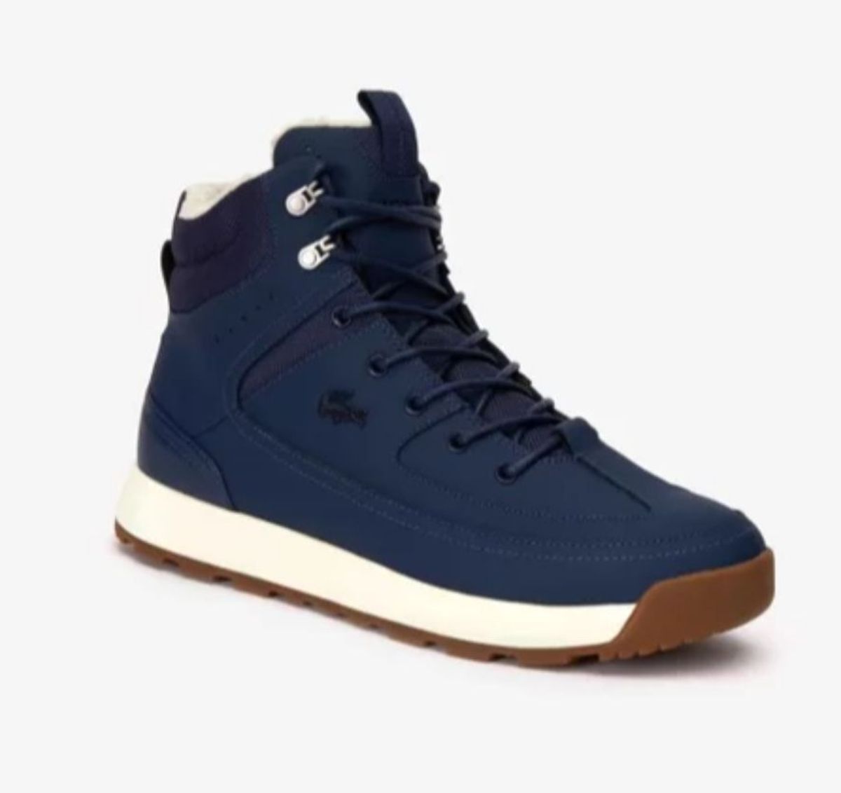 Azul Botinha Lacoste Tênis Bota Lacoste Urban Breaker Masculino