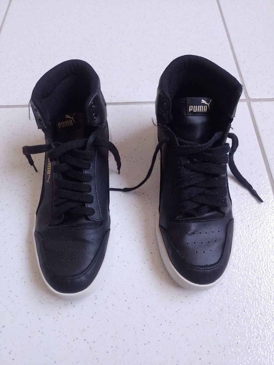 Tênis Botinha Puma Feminino Shuffle Preto Puma Usado 101753018 - Main Image