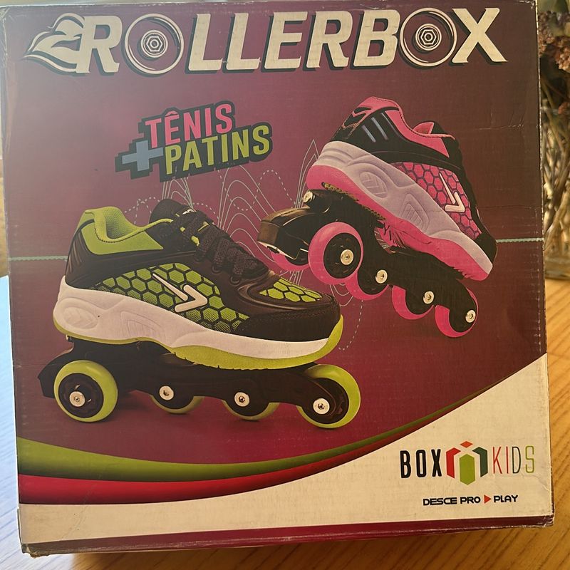 Tenis Box Patins Infantil Menina Bk1900 Tenis Box Patins