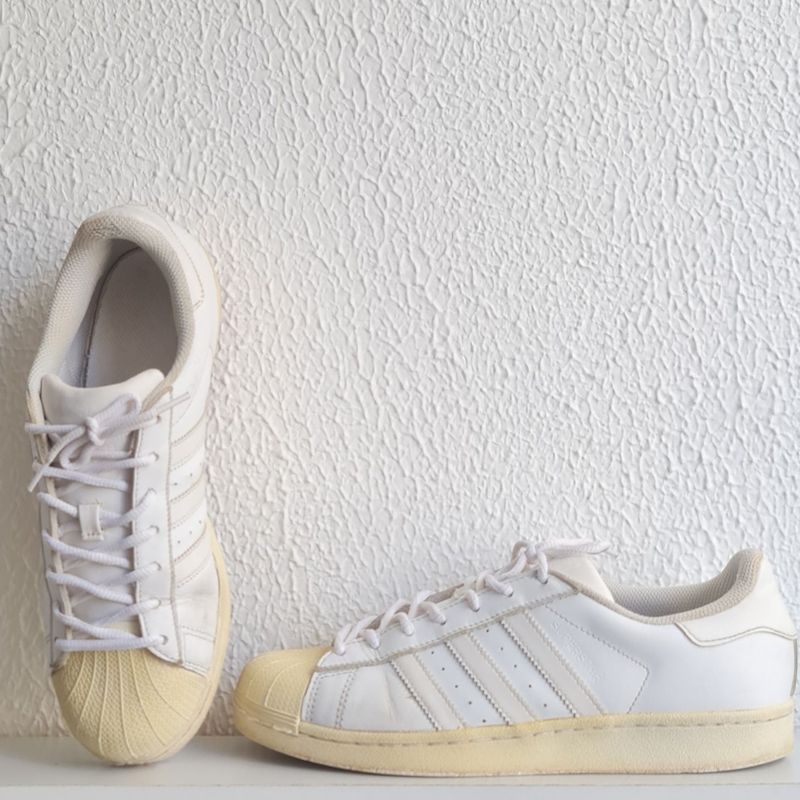 Tenis Amarelado Tenis Encardido Cheap Produto Limpar Tenis Branco