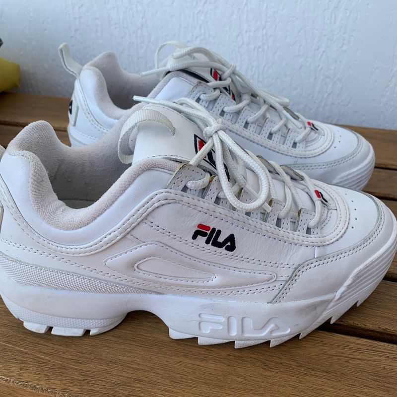 Tenis fila branco original hot sale feminino