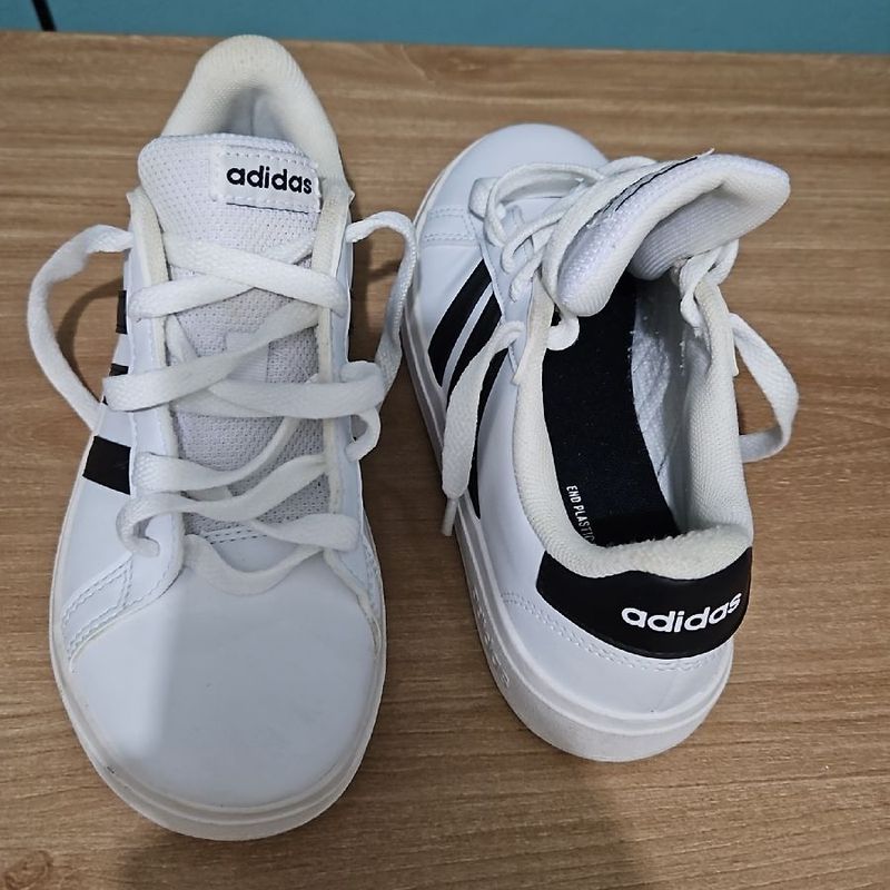 Tênis Branco Infantil Adidas Adidas Usado 110399076 enjoei