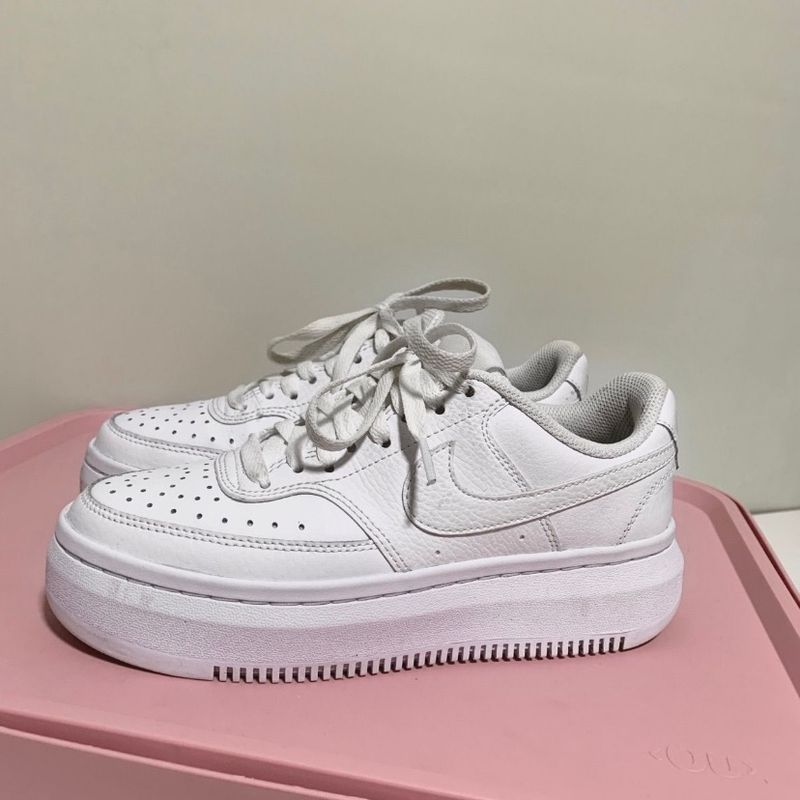 Tênis Branco Nike Court Vision Plataforma Nike Usado 112019542