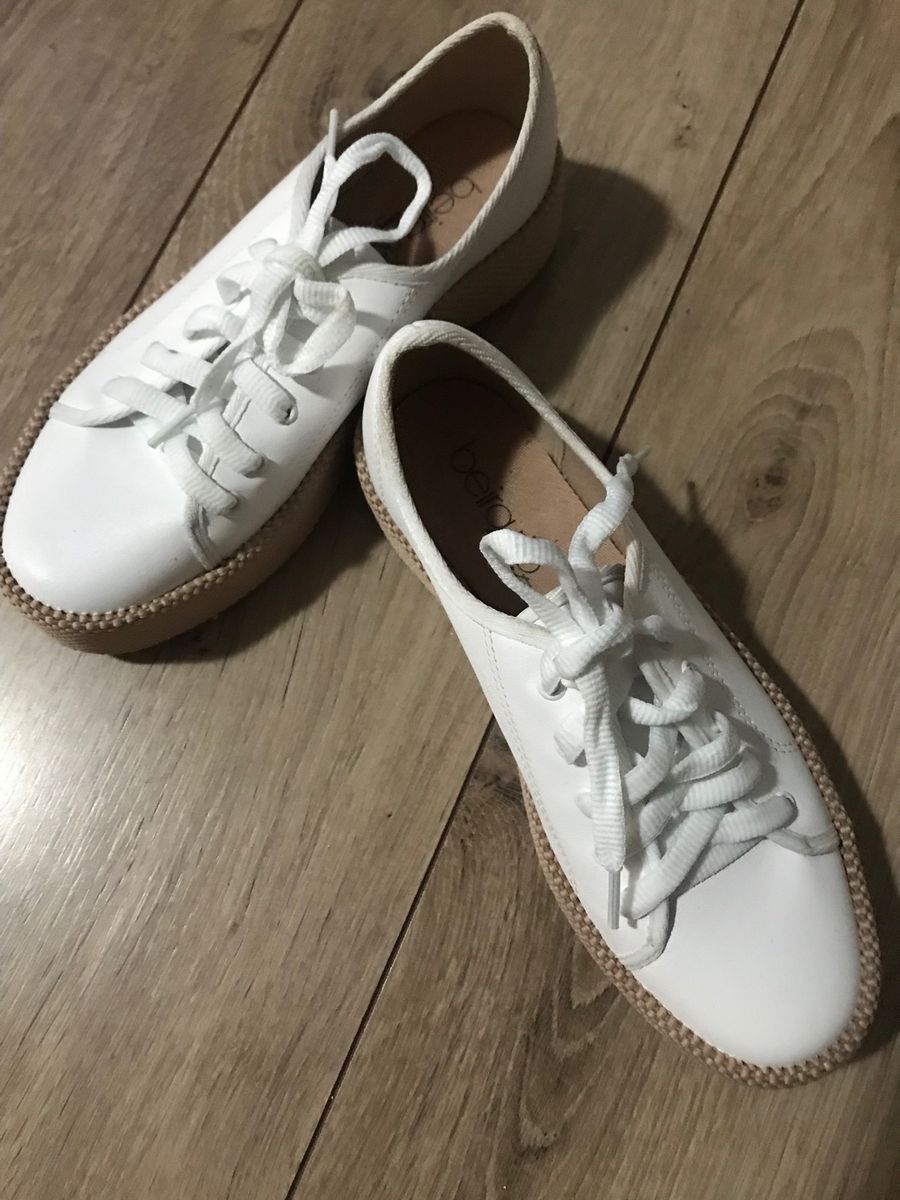 Tenis solado grosso hot sale branco