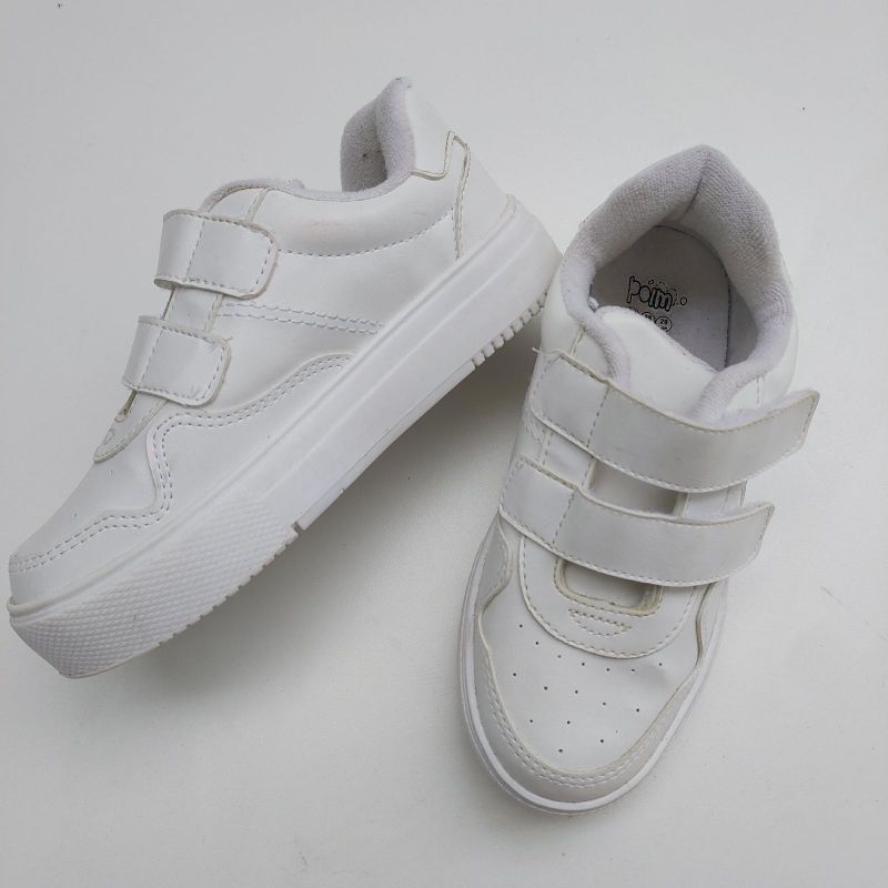 Tenis best sale branco velcro