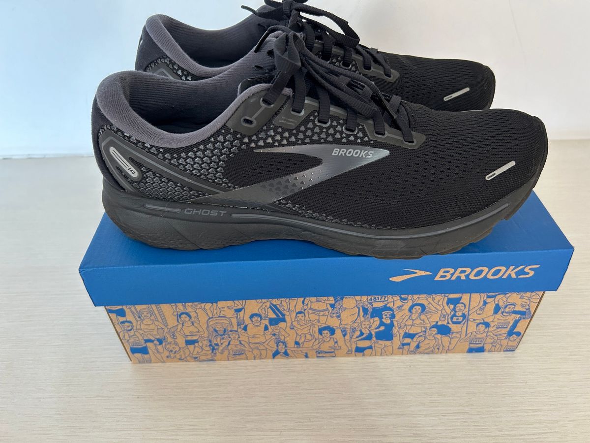 Tênis Brooks Ghost 14 43 Preto Brooks Usado 106682794 enjoei