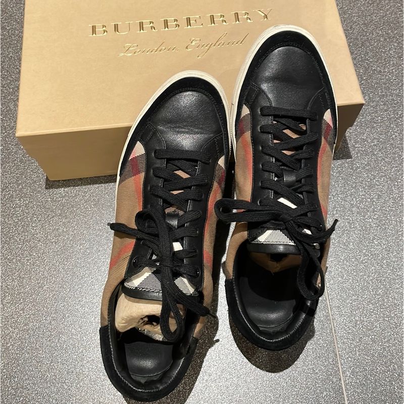 Tenis top burberry modelos