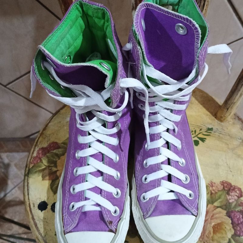 Lilás All Star Roxo Cano Alto All Star Roxo Cano Alto Infantil