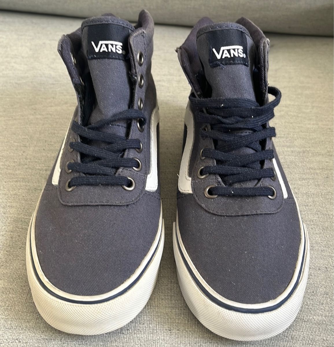 Tenis vans cano alto cheap azul