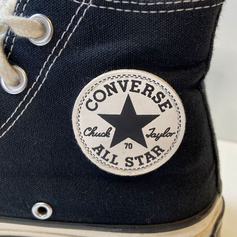 All Star Preto Cano Alto Plataforma | Tênis Feminino Converse Usado  87594439 | enjoei